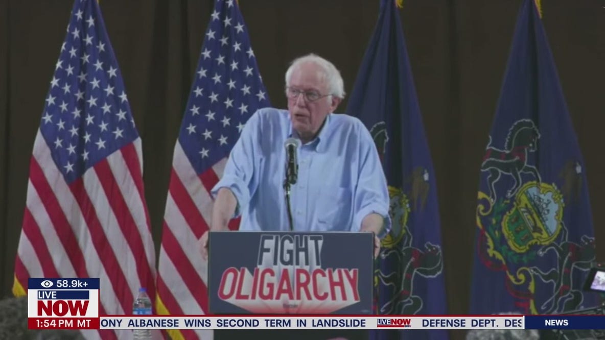 Bernie Sanders visits PA for Fighting Oligarchy' tour